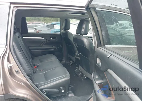 2017 Toyota Highlander Xle z USA, uszkodzony, nr VIN 5TDJZRFH6HS468982